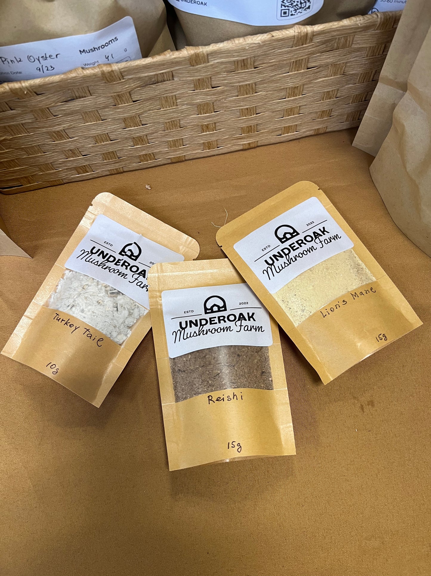 Dehydrated/Dried Turkey Tail Gourmet Mushrooms Ground / Powder | Trametes versicolor